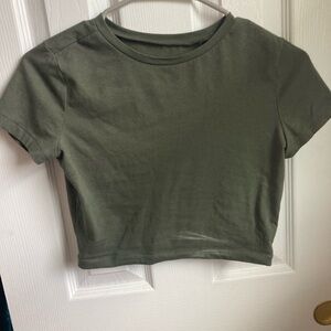 Wild Fable Olive Green Crop Top